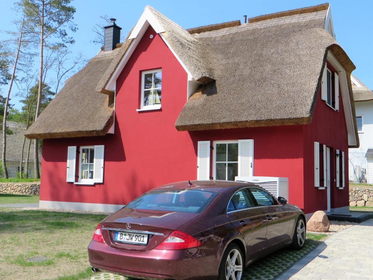 Reetdachhaus Am Haff Mit Sauna, Terrasse, Wlan Zirchow エクステリア 写真